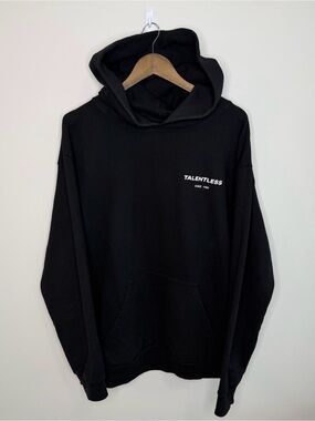 Talentless Heavyweight Circle Logo Hoodie | Relaxed Fit XL